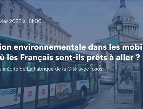 Le 6 janvier, la Fabrique de la Cité dévoile en ligne les résultats d’un sondage Ipsos sur les habitudes de mobilité des Français